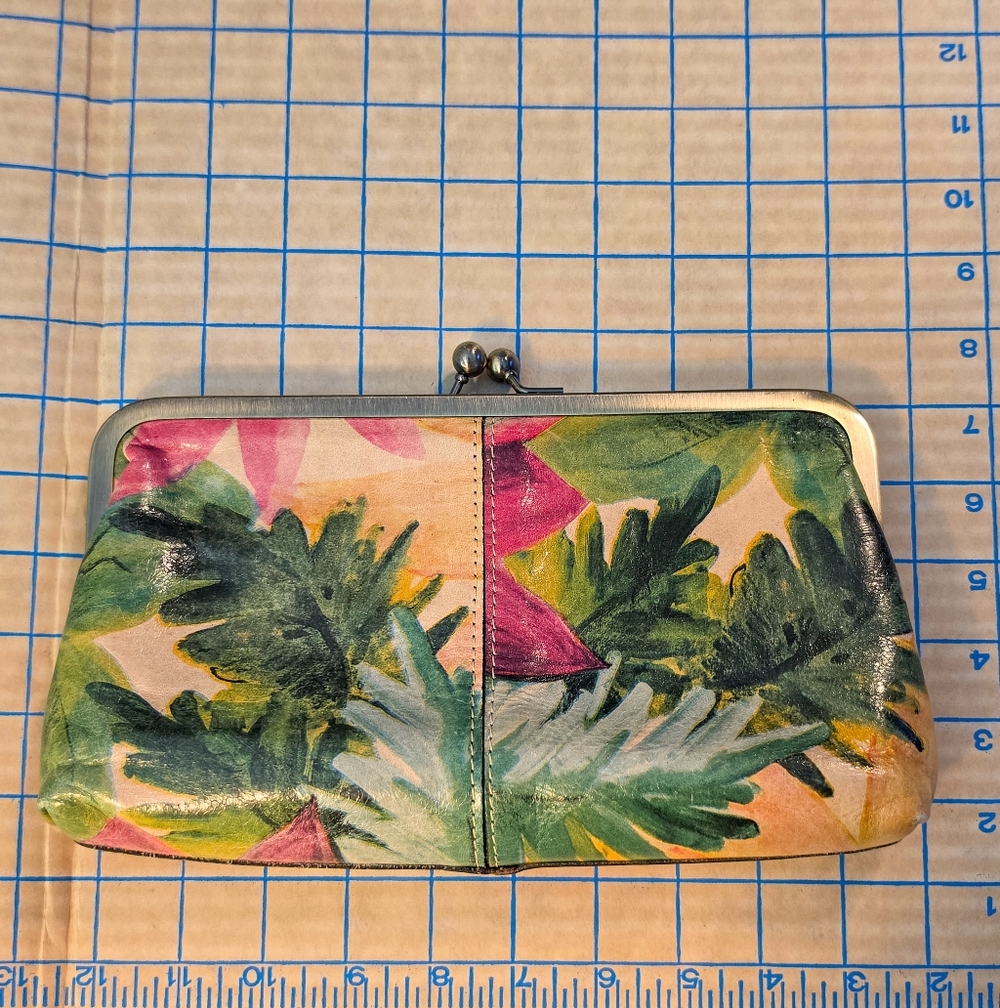 Patricia Nash Vintage Floral Leather Clutch